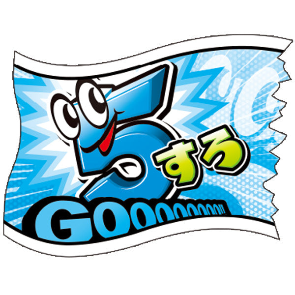 パチンコ・スロット ウェーブフラッグ「5円すろっと アメコミ風」 イメージ1