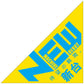 パチンコ・スロット　三角旗「NEW 新台入替 青・黄」 イメージ1