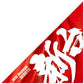 パチンコ・スロット 三角旗「新台」赤 イメージ1